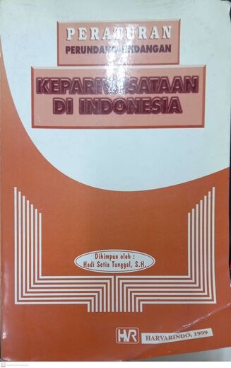 Peraturan Perundang-Undangan Kepariwisataan di Indonesia Buku I