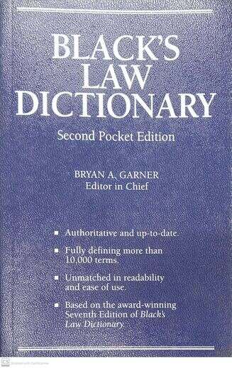 Black's Law Dictionary 