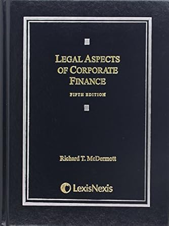 Legal Aspects of Corporate Finance