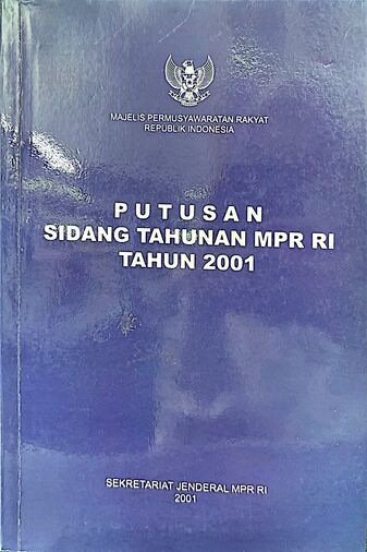 Putusan Sidang Tahunan MPR RI Tahun 2001