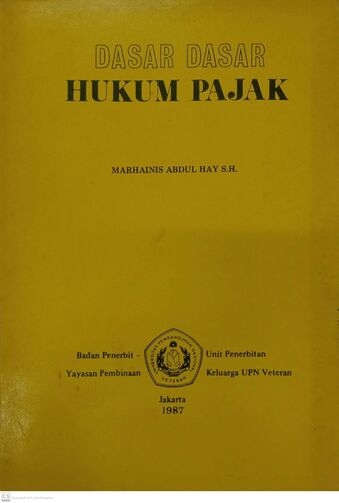 Dasar-Dasar Hukum Pajak