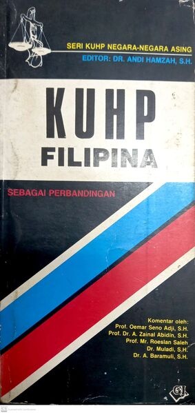 KUHP Filipina: Seri KUHP Negara-negara Asing: Sebagai Perbandingan 