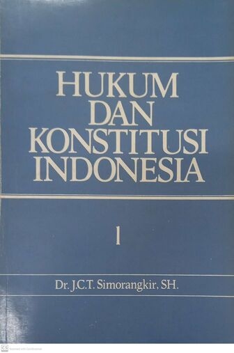 Hukum dan Konstitusi Indonesia Jilid I 